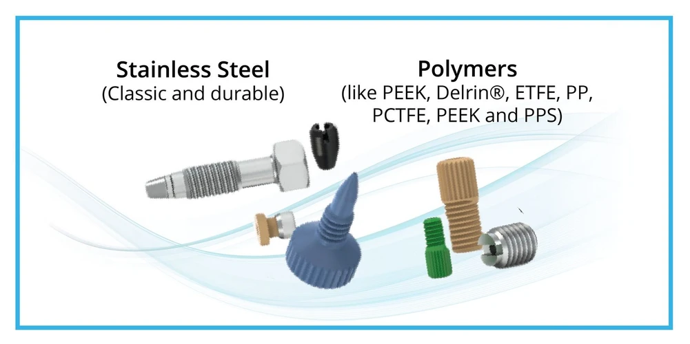 Watrex: Obrázek 3: Materiály, ze kterých se vyrábějí matice.