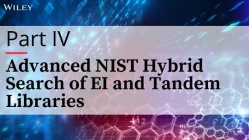 Advanced NIST Hybrid Search of EI and Tandem Spectra