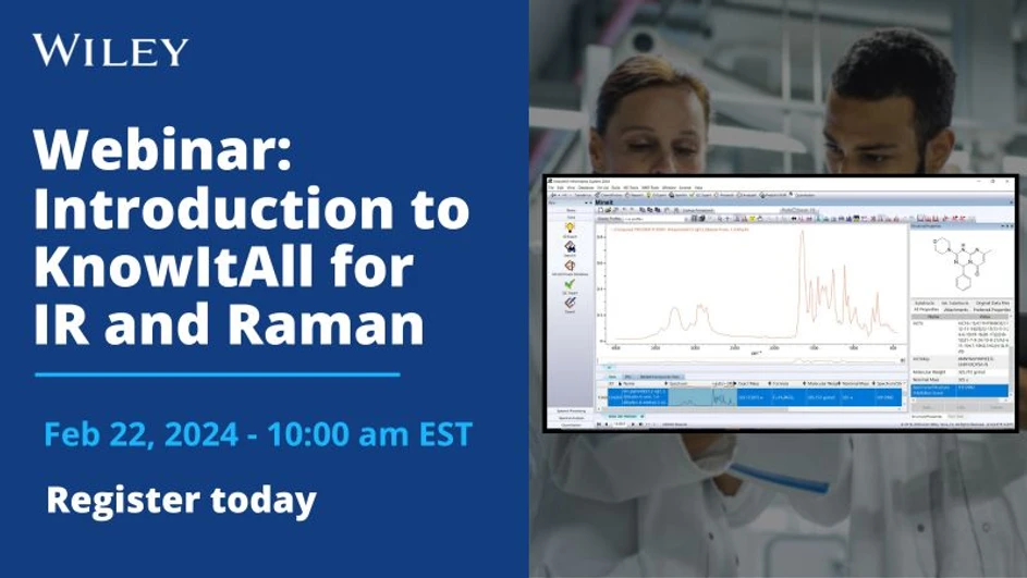 Wiley: Introduction to KnowItAll for IR & Raman (Vibrational Spectroscopy)