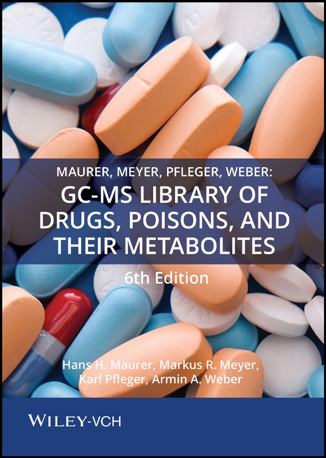 Wiley Maurer, Meyer, Pfleger, Weber: GC-MS knihovna drog, jedů a jejich metabolitů 6. vydání