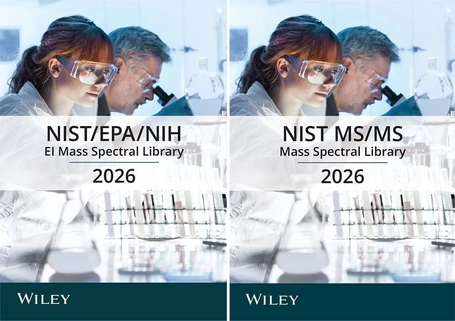Wiley uvádí NIST Mass Spectral Library 2026 v široké nabídce formátů pro různé instrumentace