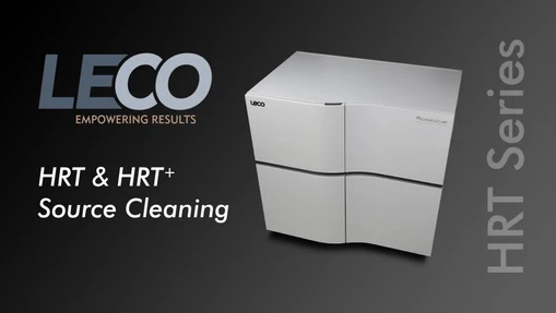 LECO Pegasus HRT+ Čištění iontového zdroje