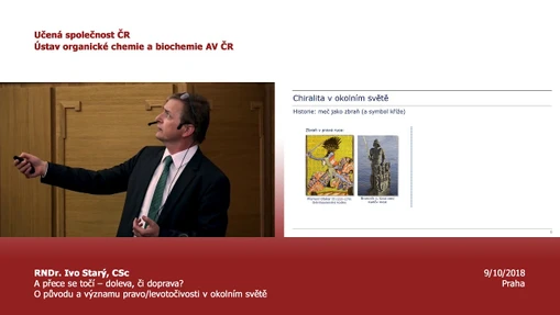 Ivo Starý: A přece se točí – doleva, či doprava? (chiralita)