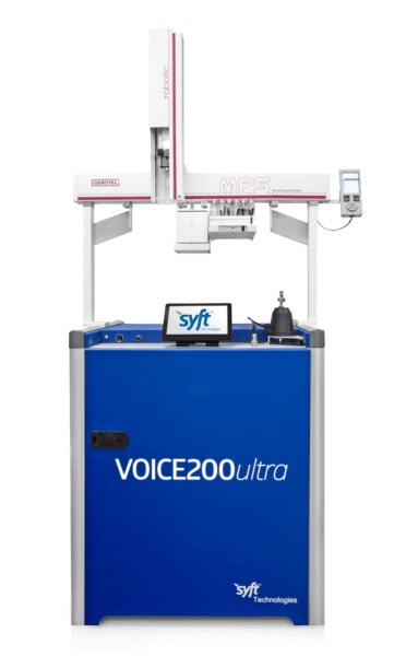 SIFT-MS Voice200 Selected ion flow tube mass spectrometry