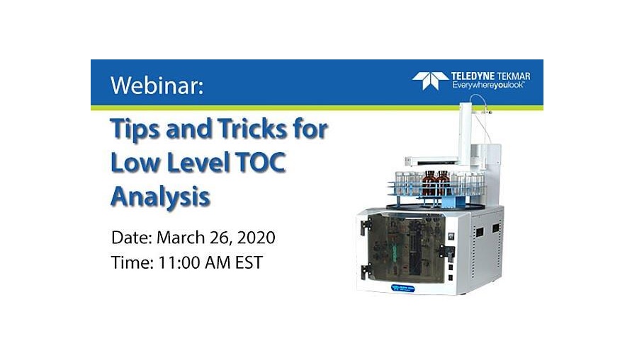 Teledyne Tekmar: Tips and Tricks for Low Level TOC Analysis