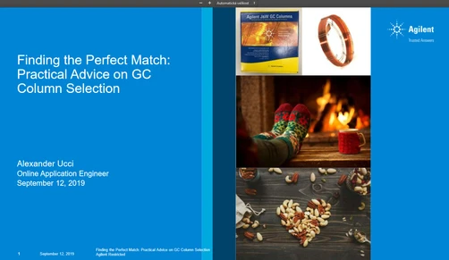 Finding the Perfect Match: Practical Advice on GC Column Selection 