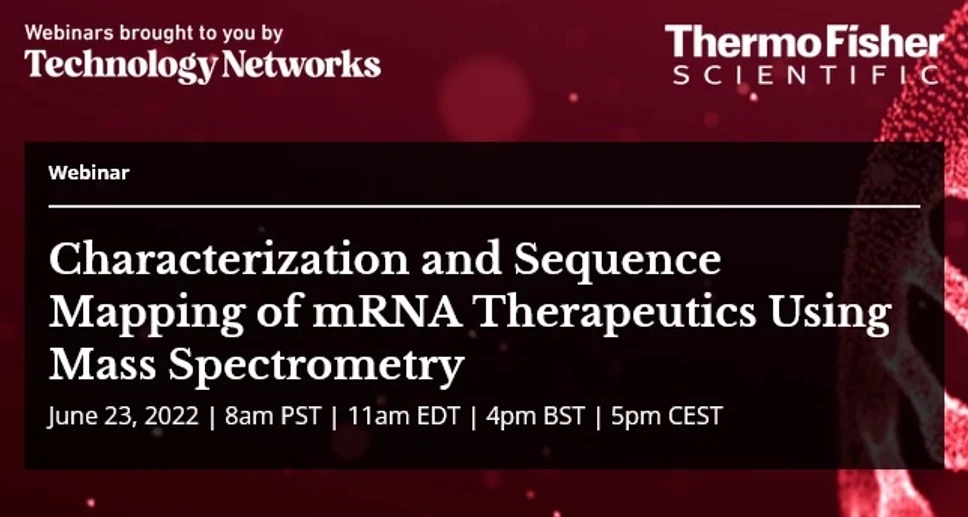 Technology Networks: Characterization and Sequence Mapping of mRNA Therapeutics Using Mass Spectrometry
